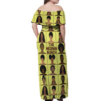 The Melanin Bunch Off Shoulder Maxi Dress Africa Black People
