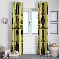 The Melanin Bunch Window Curtain Africa Black People - Wonder Print Shop