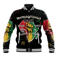 Power in Our Roots Baseball Jacket Unapologetically Black African
