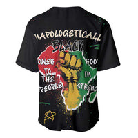 Power in Our Roots Baseball Jersey Unapologetically Black African