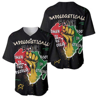 Power in Our Roots Baseball Jersey Unapologetically Black African