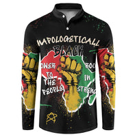 Power in Our Roots Button Sweatshirt Unapologetically Black African