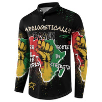 Power in Our Roots Button Sweatshirt Unapologetically Black African