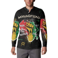 Power in Our Roots Button Sweatshirt Unapologetically Black African