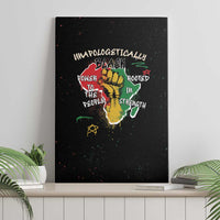 Power in Our Roots Canvas Wall Art Unapologetically Black African