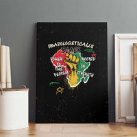 Power in Our Roots Canvas Wall Art Unapologetically Black African