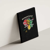 Power in Our Roots Canvas Wall Art Unapologetically Black African