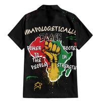 Power in Our Roots Family Matching Mermaid Dress and Hawaiian Shirt Unapologetically Black African