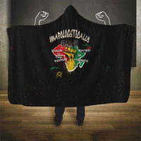 Power in Our Roots Hooded Blanket Unapologetically Black African