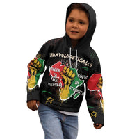 Power in Our Roots Kid Hoodie Unapologetically Black African