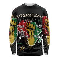 Power in Our Roots Long Sleeve Shirt Unapologetically Black African