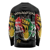 Power in Our Roots Long Sleeve Shirt Unapologetically Black African