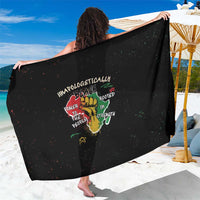 Power in Our Roots Sarong Unapologetically Black African - Wonder Print Shop