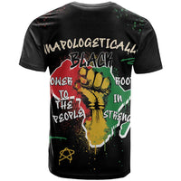 Power in Our Roots T Shirt Unapologetically Black African - Wonder Print Shop