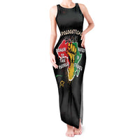 Power in Our Roots Tank Maxi Dress Unapologetically Black African - Wonder Print Shop