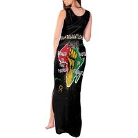 Power in Our Roots Tank Maxi Dress Unapologetically Black African - Wonder Print Shop