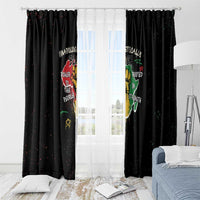 Power in Our Roots Window Curtain Unapologetically Black African - Wonder Print Shop