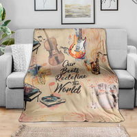 Our Beats Redefine The World African Blanket