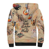 Our Beats Redefine The World African Sherpa Hoodie