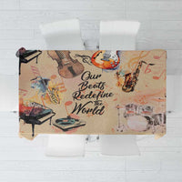 Our Beats Redefine The World African Tablecloth