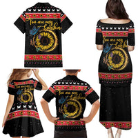 Butterfly Christmas Yall Family Matching Puletasi and Hawaiian Shirt You Are My Sunshine - Wonder Print Shop