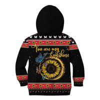 Butterfly Christmas Yall Kid Hoodie You Are My Sunshine - Wonder Print Shop