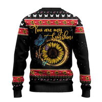 Butterfly Christmas Yall Ugly Christmas Sweater You Are My Sunshine - Wonder Print Shop