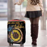 Butterfly Christmas Yall Luggage Cover You Are My Sunshine - Wonder Print Shop