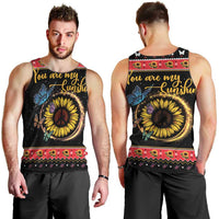 Butterfly Christmas Yall Men Tank Top You Are My Sunshine - Wonder Print Shop