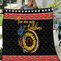 Butterfly Christmas Yall Quilt You Are My Sunshine - Wonder Print Shop
