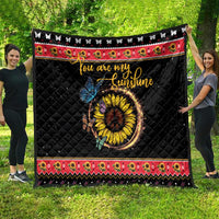 Butterfly Christmas Yall Quilt You Are My Sunshine - Wonder Print Shop