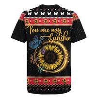 Butterfly Christmas Yall Rugby Jersey You Are My Sunshine - Wonder Print Shop