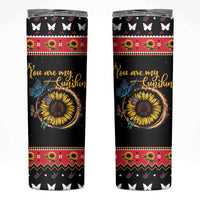 Butterfly Christmas Yall Skinny Tumbler You Are My Sunshine - Wonder Print Shop