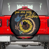 Butterfly Christmas Yall Spare Tire Cover You Are My Sunshine - Wonder Print Shop