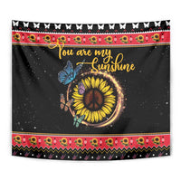Butterfly Christmas Yall Tapestry You Are My Sunshine - Wonder Print Shop