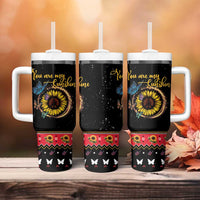 Butterfly Christmas Yall Tumbler With Handle You Are My Sunshine - Wonder Print Shop