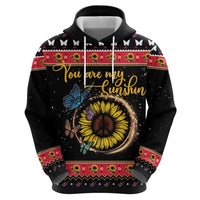 Butterfly Christmas Yall Zip Hoodie You Are My Sunshine - Wonder Print Shop