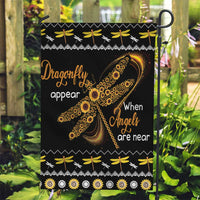 Dragonfly Sunflower Garden Flag Dragonfly Appear When Angels Are Near - Wonder Print Shop