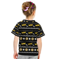 Dragonfly Sunflower Kid T Shirt Dragonfly Appear When Angels Are Near - Wonder Print Shop