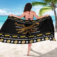 Dragonfly Sunflower Sarong Dragonfly Appear When Angels Are Near - Wonder Print Shop
