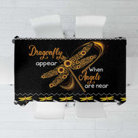 Dragonfly Sunflower Tablecloth Dragonfly Appear When Angels Are Near - Wonder Print Shop