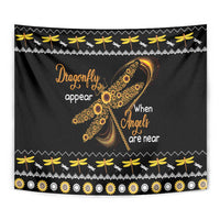 Dragonfly Sunflower Tapestry Dragonfly Appear When Angels Are Near - Wonder Print Shop