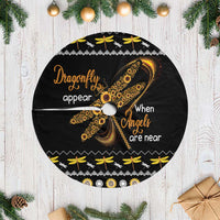 Dragonfly Sunflower Tree Skirt Dragonfly Appear When Angels Are Near - Wonder Print Shop