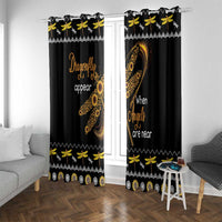 Dragonfly Sunflower Window Curtain Dragonfly Appear When Angels Are Near - Wonder Print Shop