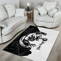 The Bear Tattoo Area Rug Bear In Forest