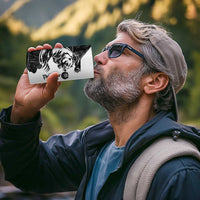 The Bear Tattoo 4 in 1 Can Cooler Tumbler Bear In Forest