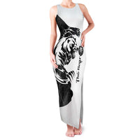 The Bear Tattoo Family Matching Tank Maxi Dress and Hawaiian Shirt Bear In Forest