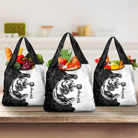 The Bear Tattoo Grocery Bag Bear In Forest