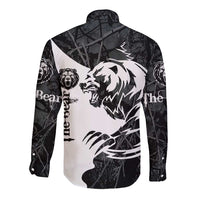 The Bear Tattoo Long Sleeve Button Shirt Bear In Forest