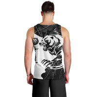 The Bear Tattoo Men Tank Top Bear In Forest